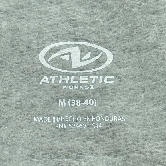 Athletic Works Men's Light Gray Fleece Sweatshirt M (38-40) Moisture Wicking NWT - Picture 7 of 10